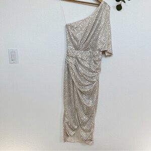 DO+BE- NWT Kayla One Shoulder Sequin Dress XS